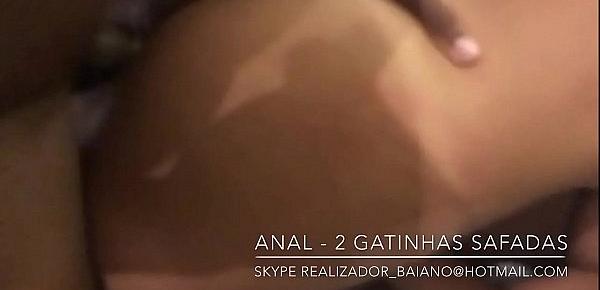  Telegram @Realizador Baiano fazendo 2 gatinhas gozarem dando o cuzinho! Sexo amador, anal, Menage feminino , Swing em salvador, novinha de salvador , negao
